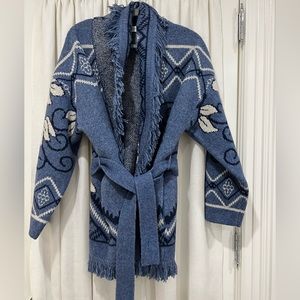 Hale Bob Riley Wool Blend Wrap Sweater